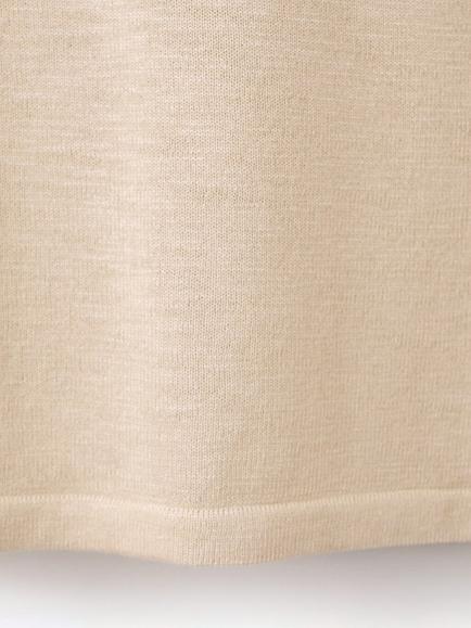 Mango Short Sleeve Round Neck Draped Top, Raw - view 2, Raw