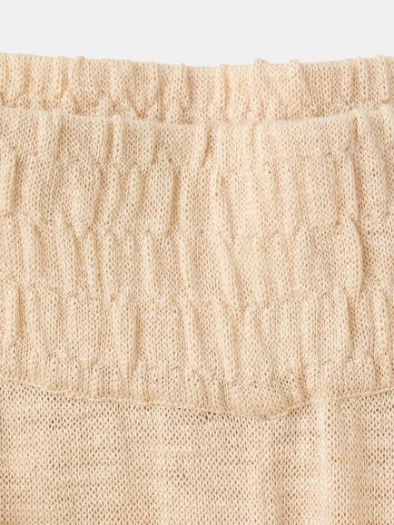 Mango High-Waist Knot-Tie Wide-Leg Trousers, Raw - view 2, Raw