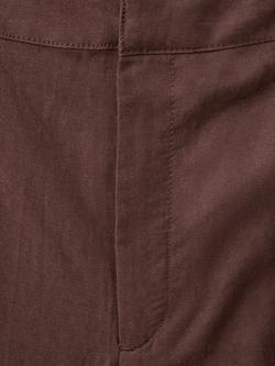 Mango High-Waist Wide-Leg Trousers, Chocolate - view 2, Chocolate