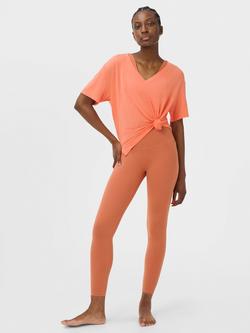 Sweaty Betty Ultimate Studio 7/8 Yoga Leggings, Soft Tuscan Orange - view 2, Soft Tuscan Orange