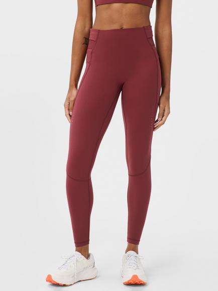 Sweaty Betty Runner's High Power Leggings, Merlot, Merlot