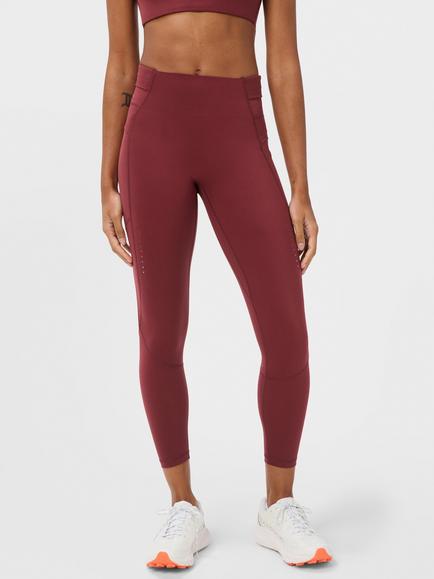 Sweaty Betty Runner's High Power 7/8 Leggings, Merlot, Merlot