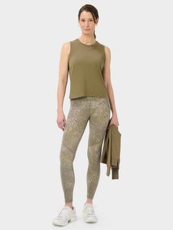 Sweaty Betty Power Gym Leggings, Beige Dot Terrain Print - view 2, Beige Dot Terrain Print