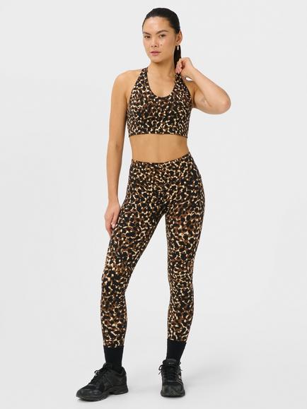 Sweaty Betty Power Gym Leggings, Brown Off Beat Animal - view 2, Brown Off Beat Animal