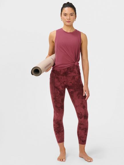 Sweaty Betty Super Soft 7/8 Yoga Leggings, Sienna Pink - view 2, Sienna Pink