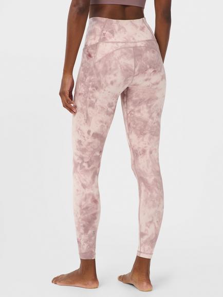 Sweaty Betty Super Soft Yoga Leggings, Duskberry Purple Spray - view 2, Duskberry Purple Spray