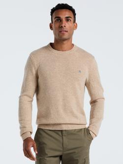 Original Penguin Lambswool Sweater, Charcoal, Birch