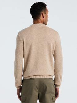 Original Penguin Lambswool Sweater, Charcoal - view 2, Birch