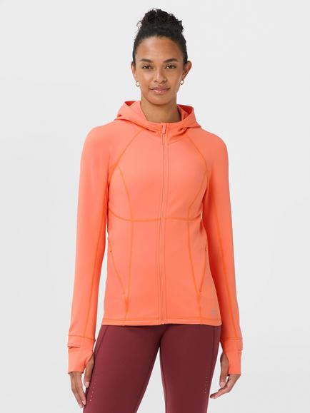 Sweaty Betty Pro Run Zip Up Hoodie, Tuscan Orange, Tuscan Orange