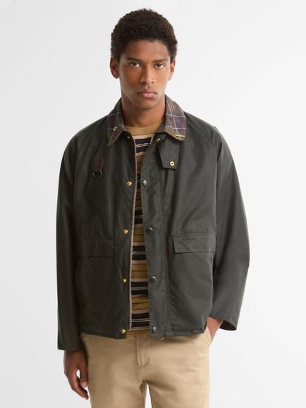 Barbour Icons Spey Waxed Jacket, Sage, Sage