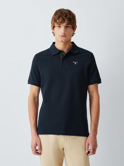Barbour Lewis Tartan Polo, Navy, Navy