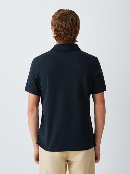 Barbour Lewis Tartan Polo, Navy - view 2, Navy