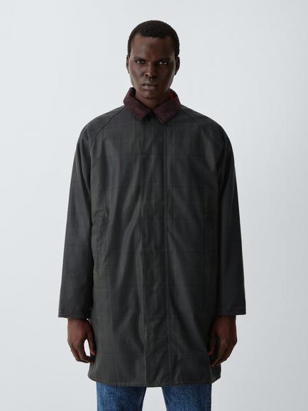 Barbour Tomorrow's Archive Tartan Lorden Waxed Jacket, Shadow Tartan, Shadow Tartan