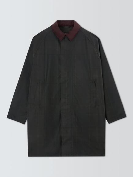 Barbour Tomorrow's Archive Tartan Lorden Waxed Jacket, Shadow Tartan, Shadow Tartan