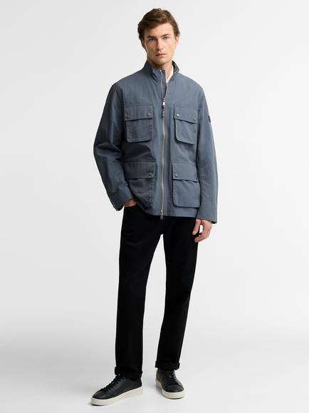 Barbour International Course Showerproof Jacket, Washed Charcoal - view 2, Washed Charcoal