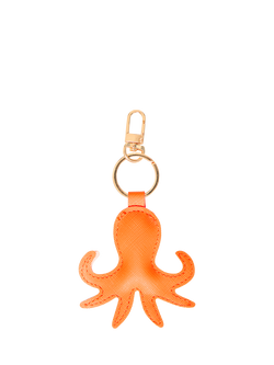 ICHI Octopus Keyring, Orange Pepper - view 2, Orange Pepper