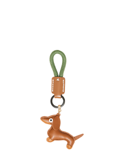 ICHI Iaasa Dachshund Charm Keyring, Cacao Nibs - view 2, Cacao Nibs