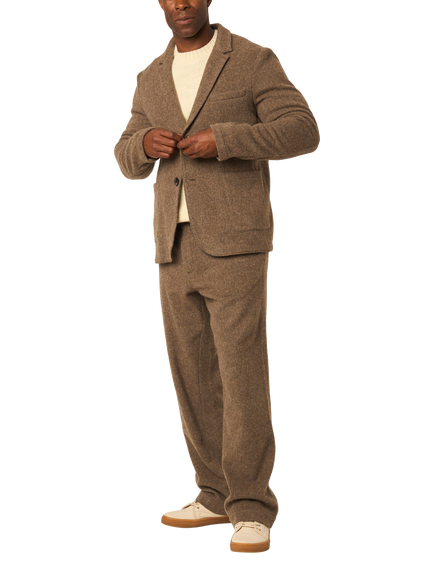 Peregrine Regent Wool Blazer, Oak - view 2, Oak