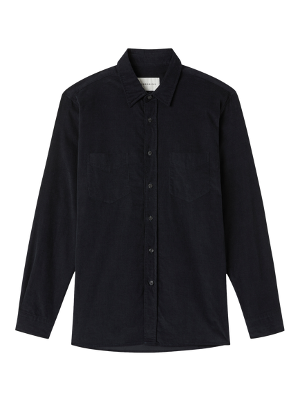 Peregrine Chalet Corduroy Shirt, Navy, Navy
