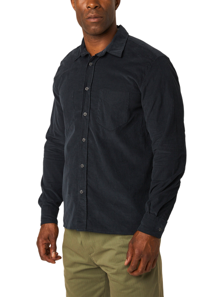 Peregrine Chalet Corduroy Shirt, Navy, Navy