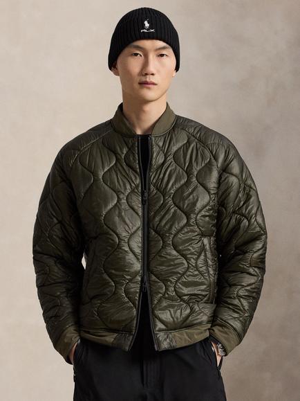RLX Reversible Bomber Jacket, Polo Black/Ranger Gr, Polo Black/Ranger Gr