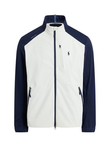 Ralph Lauren RLX Colour Block Packable Jacket, Refined Navy/ Pebble, Refined Navy/ Pebble