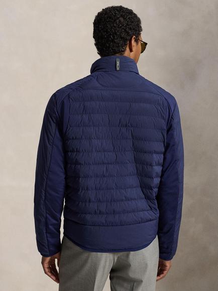 RLX Woven Full Zip Quilted Jacket, Refined Navy - view 2, Refined Navy