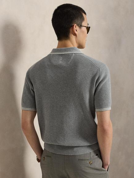 RLX Cotton Jumper, Spring Heatther/Pebble - view 2, Spring Hthr/ Pebble