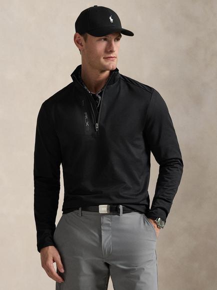 RLX Quarter-Zip Sweatshirt, Polo Black, Polo Black