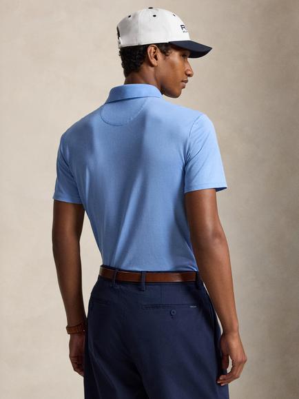 RLX Bristol Cotton Blend Polo Shirt, Bristol Blue - view 2, Bristol Blue