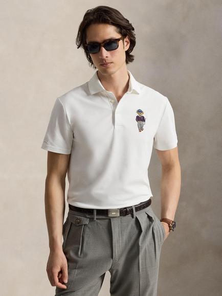 RLX Polo Bear Polo Shirt, Ceramic White, Ceramic White
