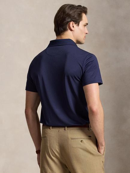 Ralph Lauren RLX Polo Bear Polo Shirt, Refined Navy - view 2, Refined Navy