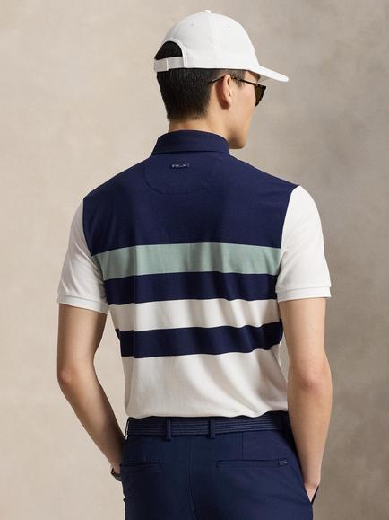 RLX Cotton Rich Polo Shirt, Refined Navy/Multi - view 2, Refined Navy Multi
