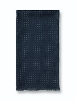 Charles Tyrwhitt Silm Wool Scarf, Navy, Navy