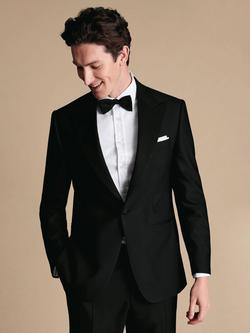 Charles Tyrwhitt Classic Fit Peak Lapel Dinner Suit Jacket, Black, Black