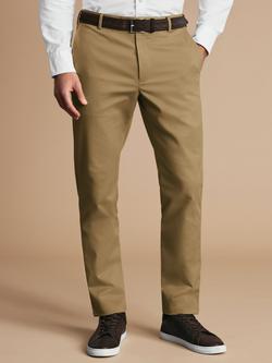 Charles Tyrwhitt Slim Fit Ultimate Non-Iron Chinos - view 2, Tan