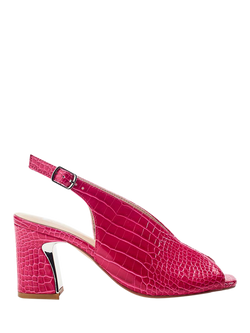 Moda in Pelle Love Peep Toe Slingback Sandals, Pink