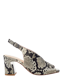 Moda in Pelle Love Peep Toe Slingback Sandals, Grey Mix