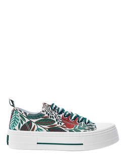 Moda in Pelle Betta Lace Up Trainers, Multi, Multi