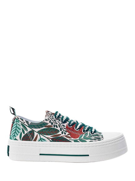 Moda in Pelle Betta Lace Up Trainers, Multi, Multi