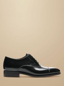 Charles Tyrwhitt Leather Oxford Shoes, Black, Black