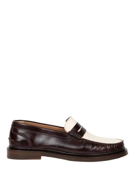 Bobbies Jessie Leather Loafers, Irish Coffee & Cream
