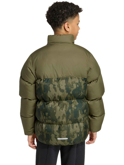 adidas Kids' Padded Camo Print Jacket, Olive Strata/ Night Cargo/ Jungle Ink - view 2, Olive Strata/ Night Cargo/ Jungle Ink