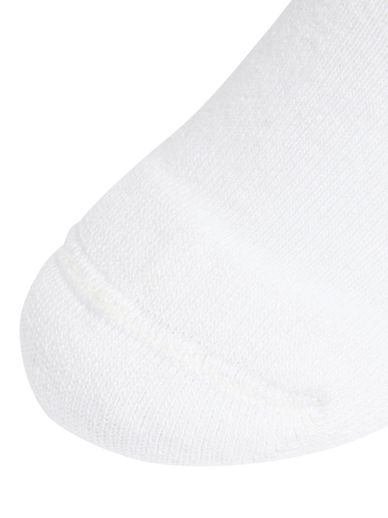 adidas Kids' Cotton Blend Ankle Socks, Pack of 5, White - view 2, White