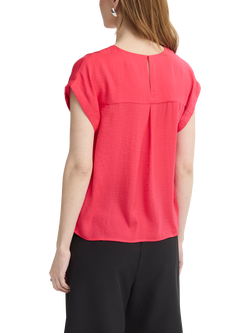 ICHI Crissy V-Neck Top, Azalea - view 2, Azalea