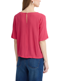 ICHI Marrakech V-Neck Top, Azalea - view 2, Azalea