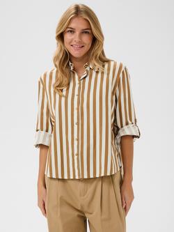 Saint Tropez Zalinda Striped Shirt, Tiger's Eye Ice Stri