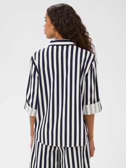 Saint Tropez Zalinda Striped Shirt - view 2, Eclipse Ice Stripe