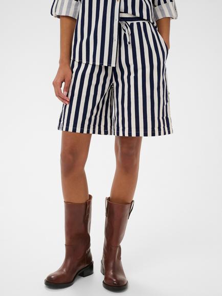 Saint Tropez Zalinda Striped Shorts, Eclipse Ice Stripe