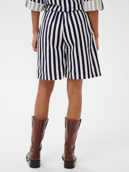 Saint Tropez Zalinda Striped Shorts - view 2, Eclipse Ice Stripe